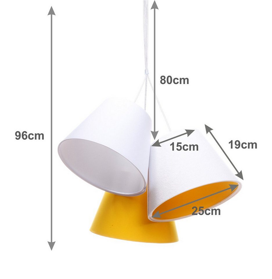 ONZENO Pendelleuchte Bell Light Vivid 1 26x19x19 cm, einzigartiges Design und hochwertige Lampe von ONZENO