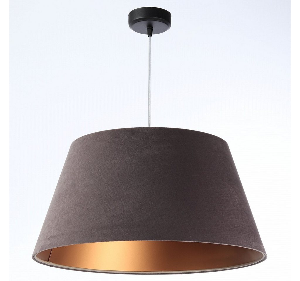 ONZENO Pendelleuchte Big bell Elegant Sleek 1 50x27x27 cm, einzigartiges Design und hochwertige Lampe von ONZENO