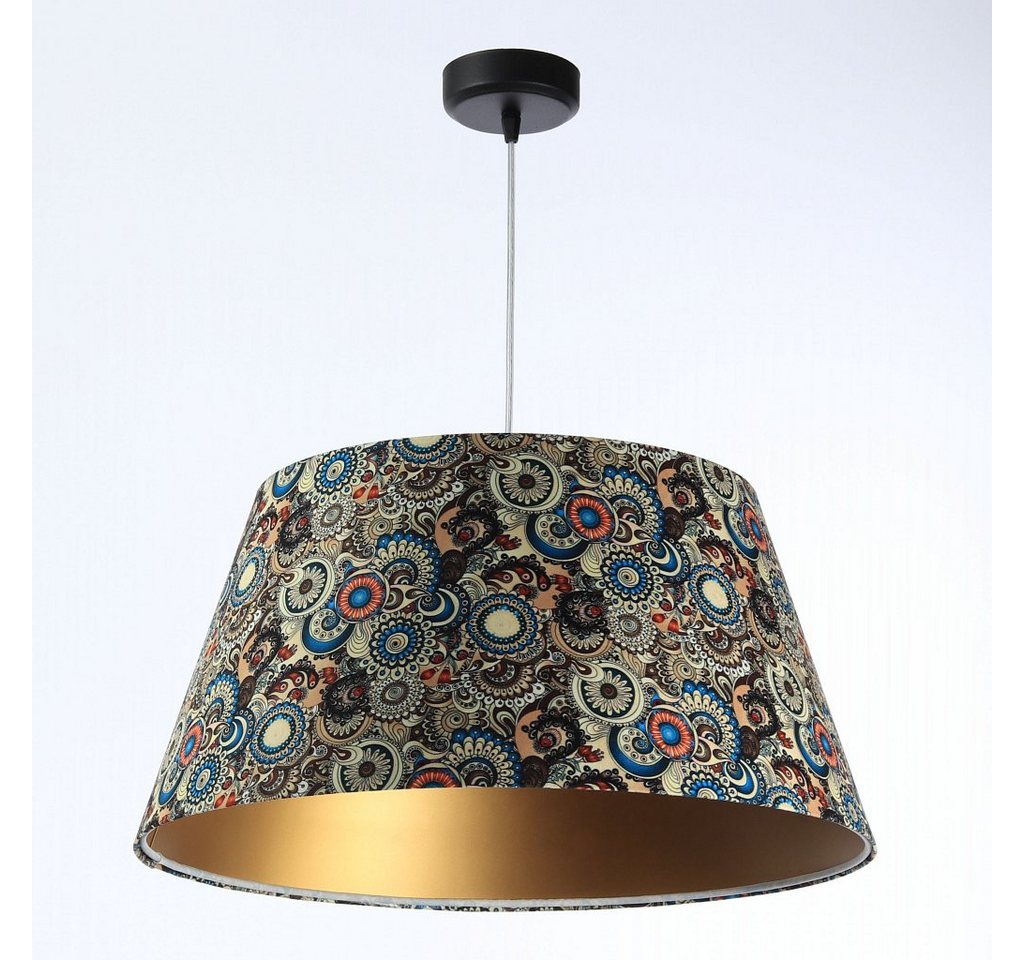 ONZENO Pendelleuchte Big bell Elegant Vivid 1 50x27x27 cm, einzigartiges Design und hochwertige Lampe von ONZENO