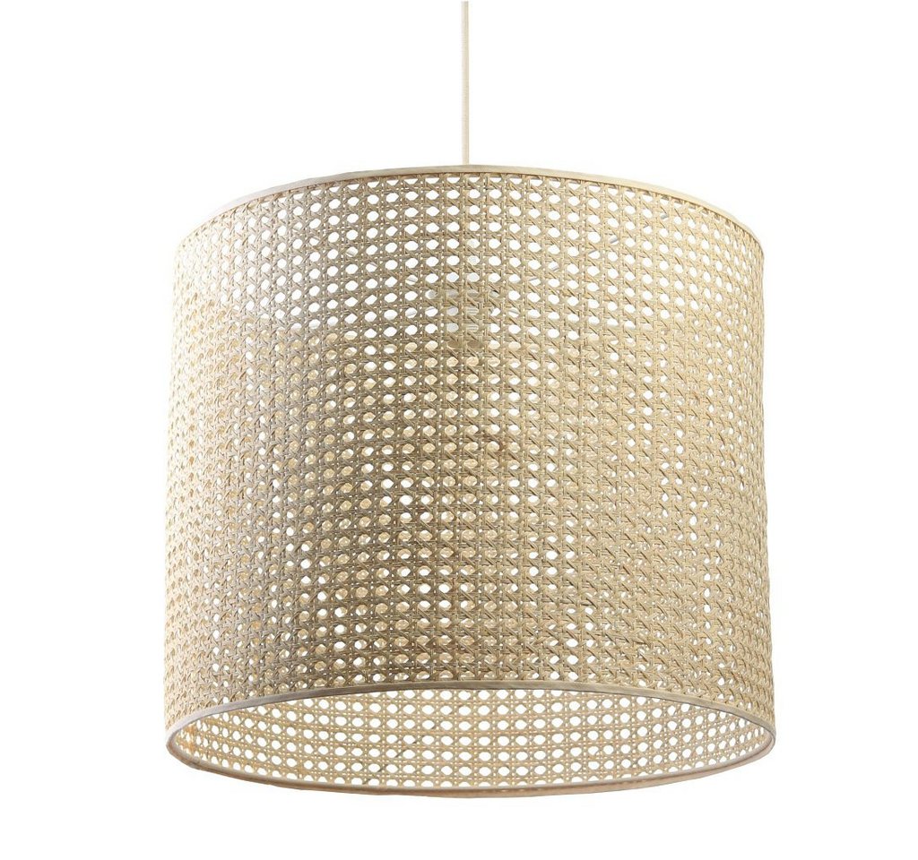 ONZENO Pendelleuchte Rattan Cozy Shimmering 50x43x43 cm, einzigartiges Design und hochwertige Lampe von ONZENO