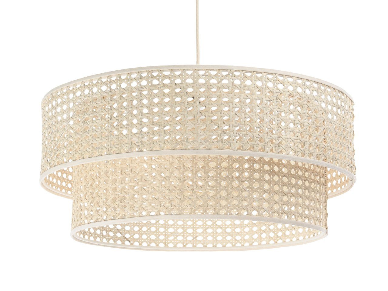 ONZENO Pendelleuchte Rattan Lacey Radiant 1 40x20x20 cm, einzigartiges Design und hochwertige Lampe von ONZENO