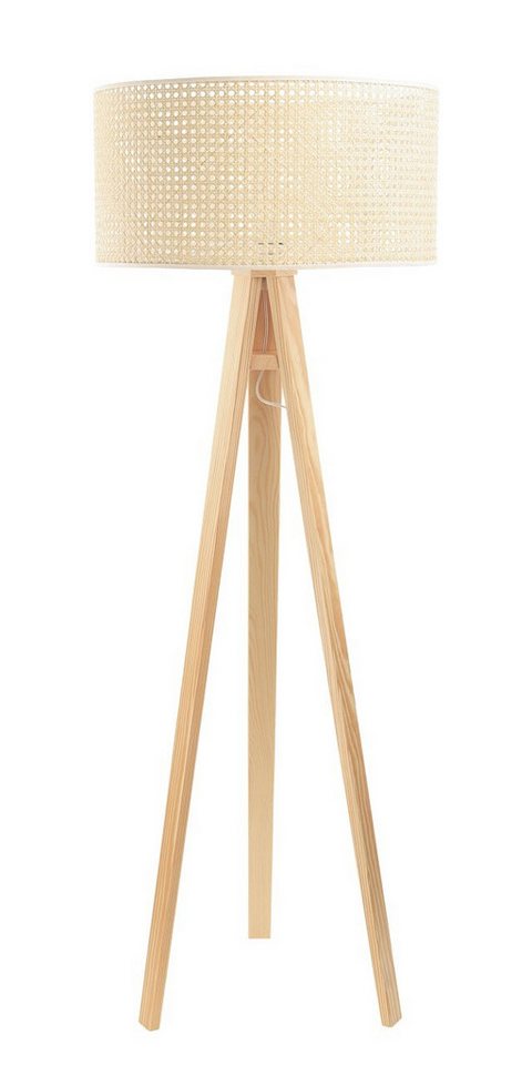 ONZENO Stehlampe Rattan Lacey Ambiental 1 40x20x20 cm, einzigartiges Design und hochwertige Lampe von ONZENO