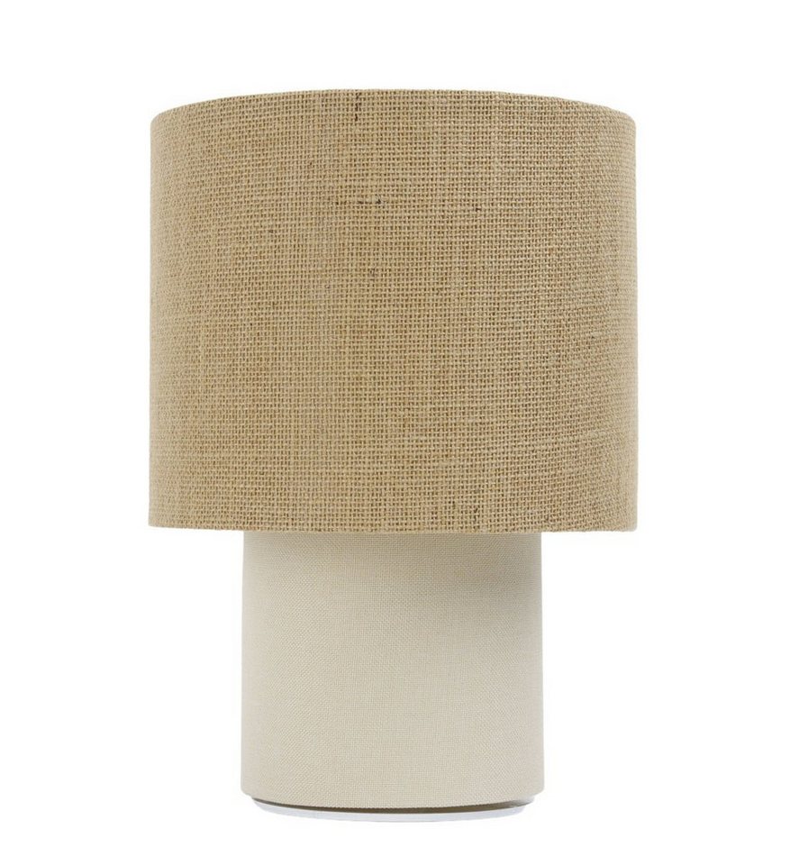 ONZENO Tischleuchte Twist Natural Refined 1 20x17x17 cm, einzigartiges Design und hochwertige Lampe von ONZENO