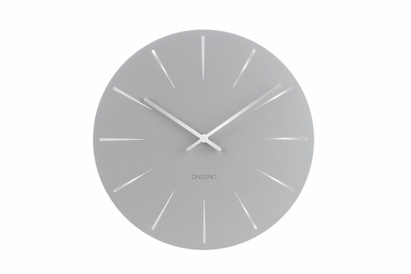 ONZENO Wanduhr THE EARNEST. 29x29x0.5 cm (handgefertigte Design-Uhr) von ONZENO