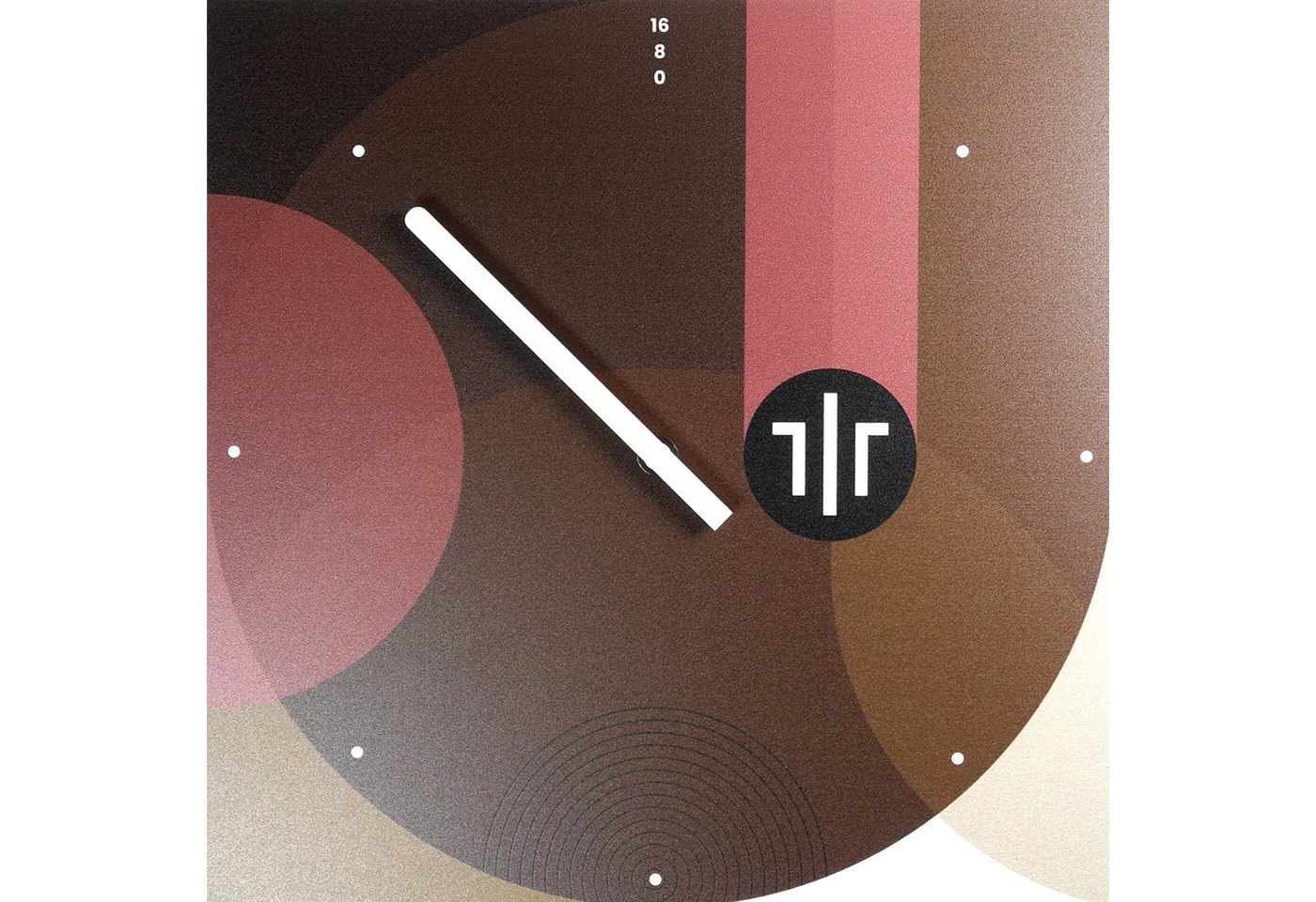 ONZENO Wanduhr THE NOSTALGIC. 29x29x3 cm (handgefertigte Design-Uhr) von ONZENO