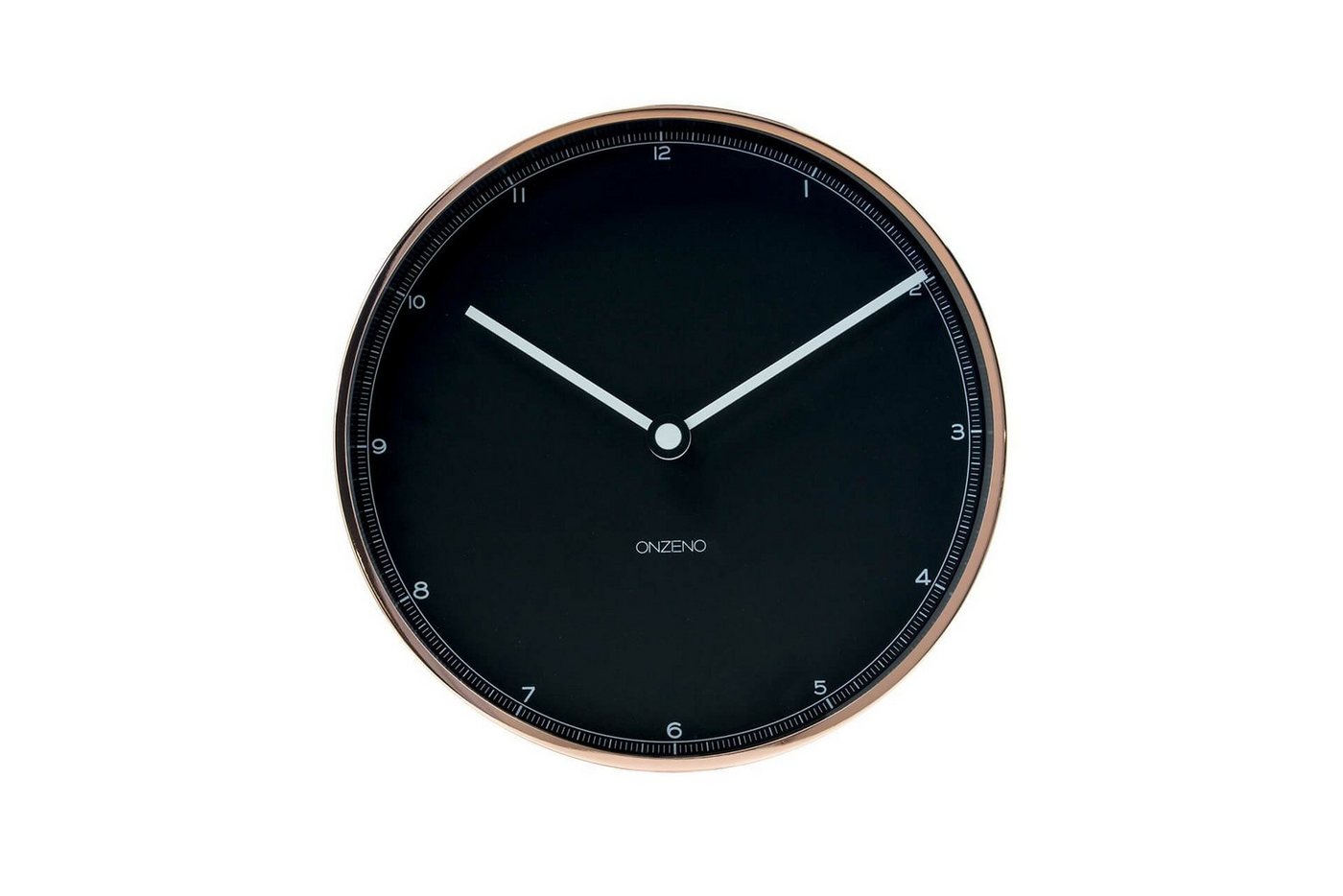 ONZENO Wanduhr THE SHINY. 30x30x5.1 cm (handgefertigte Design-Uhr) von ONZENO