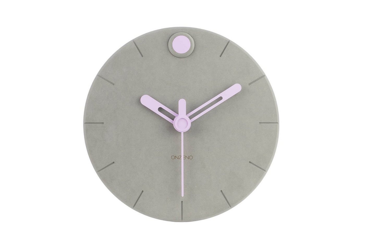 ONZENO Wanduhr THE SUBTLE. 29x29x0.9 cm (handgefertigte Design-Uhr) von ONZENO
