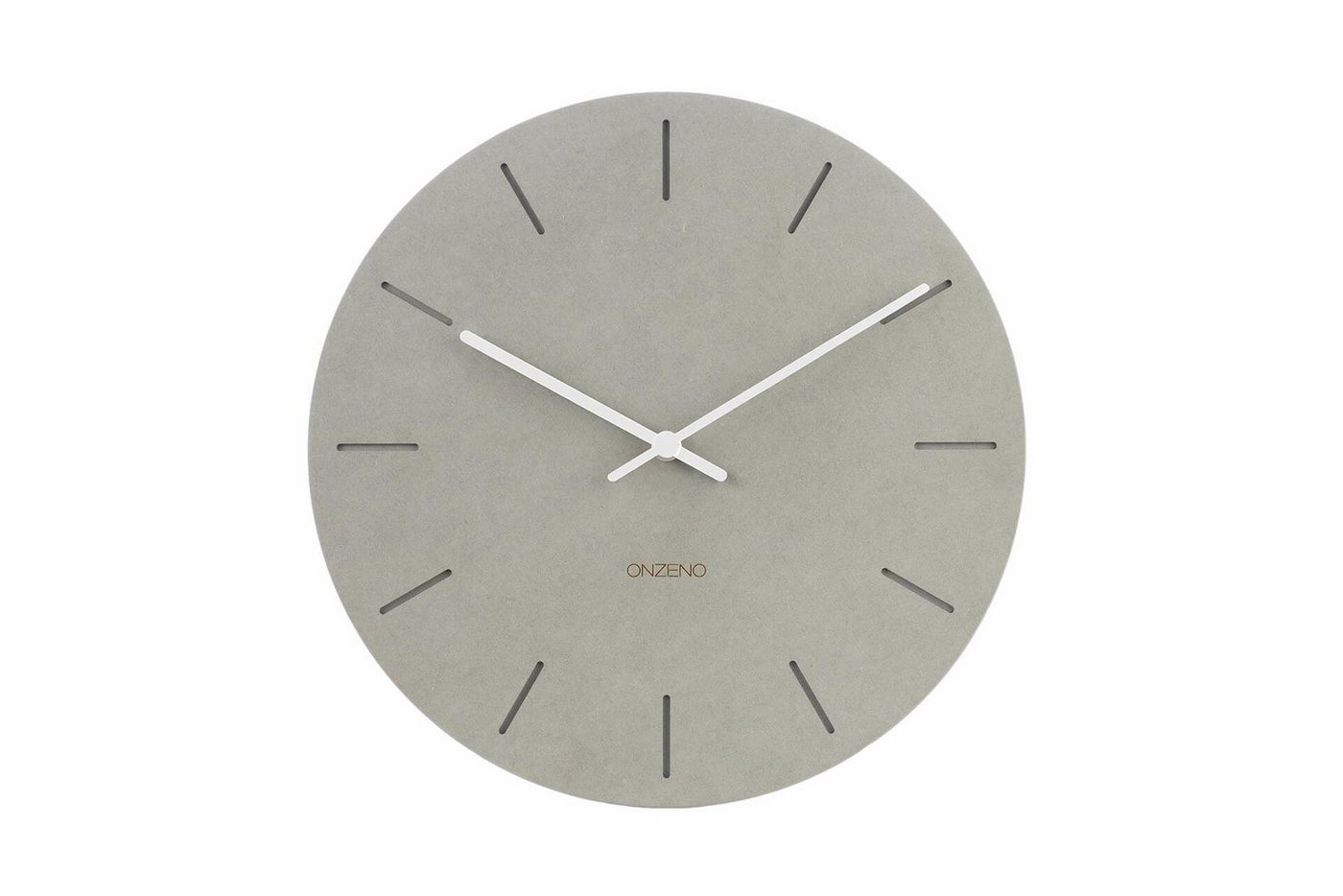 ONZENO Wanduhr THE URBAN. 28x28x0.9 cm (handgefertigte Design-Uhr) von ONZENO