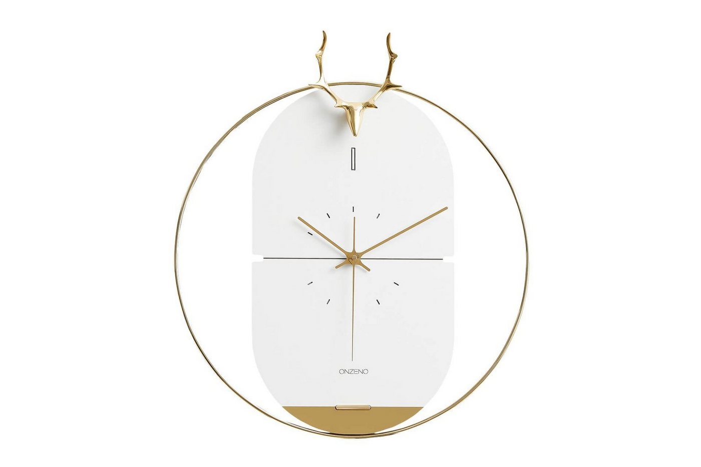 ONZENO Wanduhr »THE WHITE SKY.« (handgefertigte Design-Uhr) von ONZENO