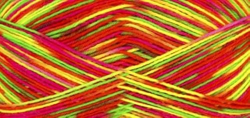 ONline Linie 3 Supersocke 100 Color 722 - rot/gelb/hellgrün ONline Linie 3 Supersocke 100 Color 722 - rot/gelb/hellgrün von ONline Garne