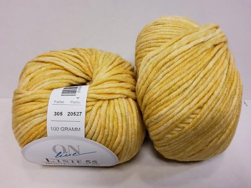 ONline Linie 55 Montego Color 305 - Gelb meliert von ONline Garne
