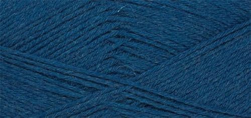 ONline Supersocke Linie 7 Uni 6-fach 28 - petrolblau von ONline Garne