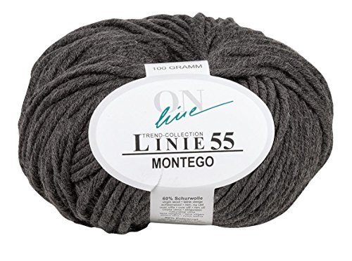 ONline Wolle "Montego", Linie 55 Anthrazit ONline Wolle "Montego", Linie 55 Anthrazit von ONline Garne