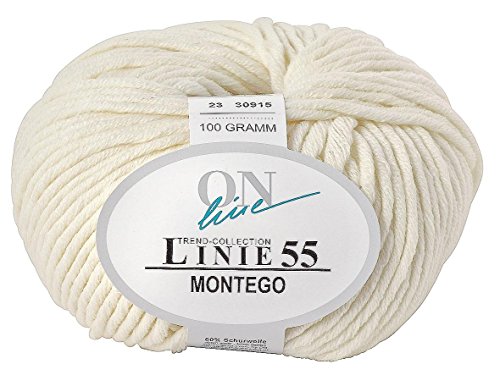 ONline Wolle "Montego", Linie 55 Natur von ONline Garne