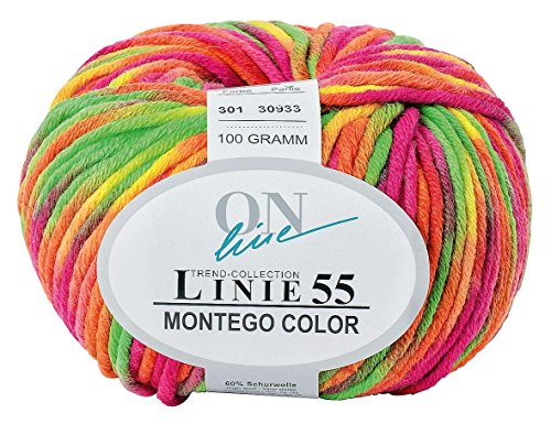 ONline Wolle "Montego Color", Linie 55 Graffitti von ONline Garne