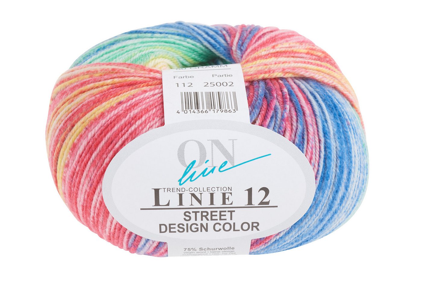 ONline Street Design Color Linie 12 Häkelwolle, 50 g von ONline