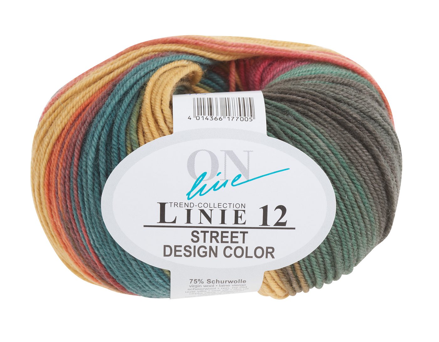 ONline Street Design Color Linie 12 Häkelwolle, 50 g von ONline
