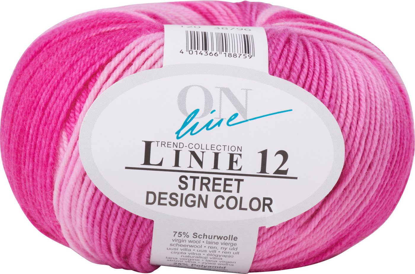 ONline Street Design Color Linie 12 Häkelwolle, 50 g von ONline