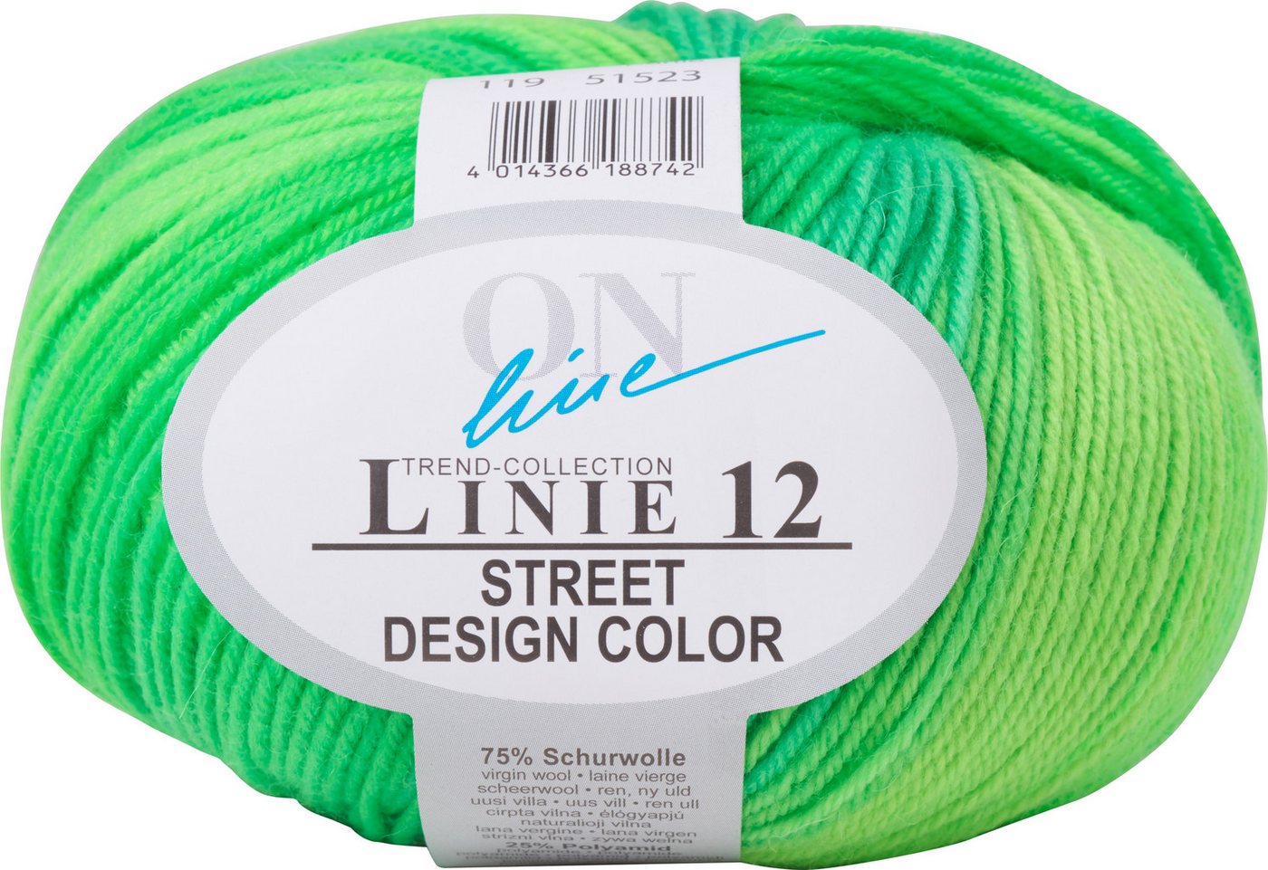 ONline Street Design Color Linie 12 Häkelwolle, 50 g von ONline