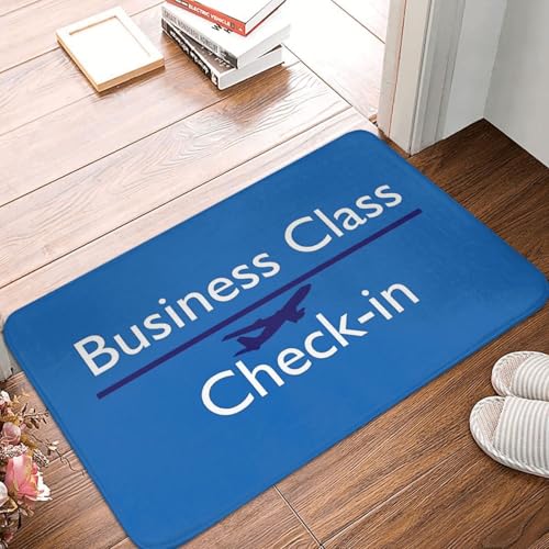 Fußmatte für Badezimmer Flugzeug Flughafen Badezimmermatte Business Class Check-in Fußmatte Küche Teppich Eingangstür Teppich Home Decor von OOAHJEID