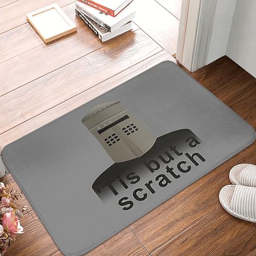 OOAHJEID Fußmatte Badteppich Teppich But A Scratch rutschfeste Bodenmatte im Monty Python-Design von OOAHJEID