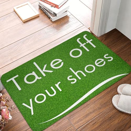 OOAHJEID Fußmatte Badteppich Teppich Erdung Ziehen Sie Ihre Schuhe aus Anti-Rutsch-Bodenmatte Saugfähige Matte Teppich von OOAHJEID
