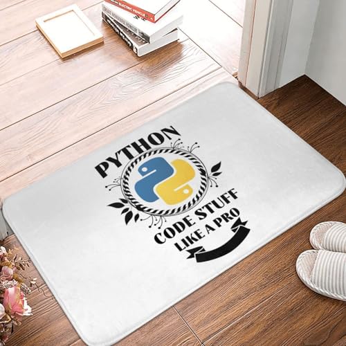 OOAHJEID Fußmatte Badteppich Teppich Für Python-Liebhaber Anti-Rutsch-Bodenmatte Strapazierfähiger Teppich OOAHJEID Fußmatte Badteppich Teppich Für Python-Liebhaber Anti-Rutsch-Bodenmatte Strapazierfähiger Teppich von OOAHJEID