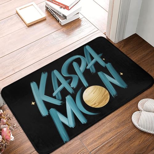 OOAHJEID Fußmatte Badteppich Teppich Kaspa Coin Simplified Digital Wallet Rutschfester Bodenmattenteppich von OOAHJEID