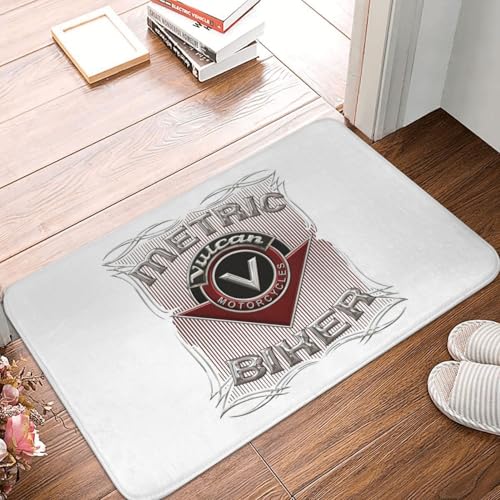 OOAHJEID Fußmatte Badteppich Teppich Metric Biker Vulcan VN Motorrad Anti-Rutsch-Bodenmatte Teppich von OOAHJEID