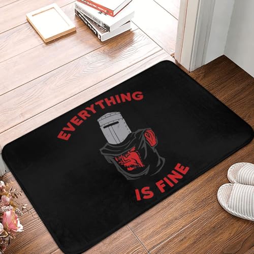 OOAHJEID Fußmatte Badteppich Teppich Monty Python Alles ist gut Anti-Rutsch-Bodenmatte Antiverschleiß-Teppich von OOAHJEID
