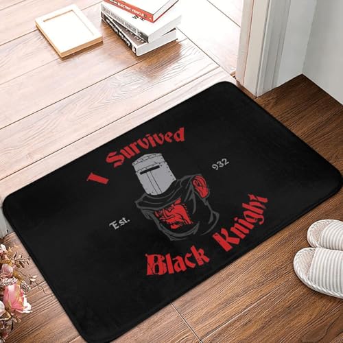 OOAHJEID Fußmatte Badteppich Teppich Monty Python I Survived Black Knight Rutschfester Bodenmattenteppich von OOAHJEID