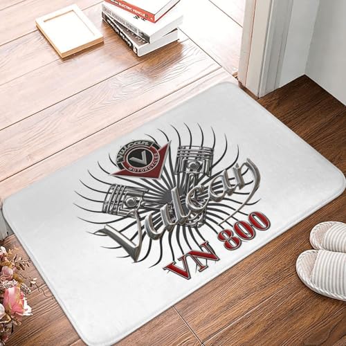 OOAHJEID Fußmatte Badteppich Teppich Motorrad Vulcan VN 800 Kolben Anti-Rutsch-Bodenmatte Teppich von OOAHJEID