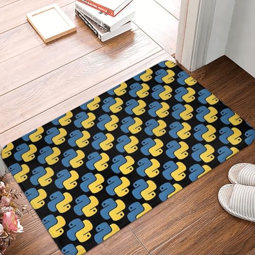 OOAHJEID Fußmatte Badteppich Teppich Python and So On rutschfeste Bodenmatte Waschbarer Teppich OOAHJEID Fußmatte Badteppich Teppich Python and So On rutschfeste Bodenmatte Waschbarer Teppich von OOAHJEID