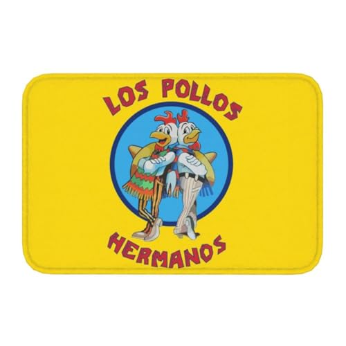OOAHJEID Fußmatte für Badezimmer Distressed Haustür Boden Eingangsmatte Outdoor Los Pollos Hermanos Küche Badezimmer Fußmatte Garten Teppich Teppich von OOAHJEID