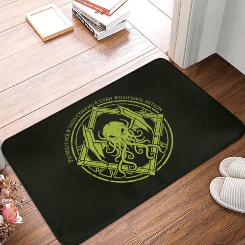OOAHJEID Fußmatte für Badezimmer Great Cthulhu Great Old Ones Schlafzimmermatte Lovecraft Chant Design Fußmatte Küchenteppich Outdoor Teppich Wohnkultur von OOAHJEID