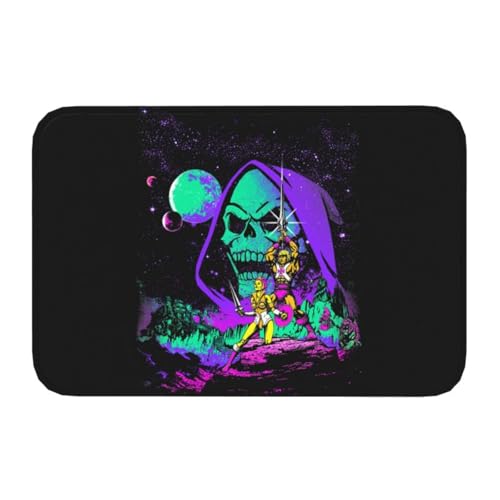 OOAHJEID Fußmatte für Badezimmer He-Man Masters of The Universe Fußmatte, rutschfest, für Eingang, Küche, Bad, Tür, Bodenmatte, Skeletor, 80er Jahre, She-Ra, Beast, Teppich OOAHJEID Fußmatte für Badezimmer He-Man Masters of The Universe Fußmatte, rutschfest, für Eingang, Küche, Bad, Tür, Bodenmatte, Skeletor, 80er Jahre, She-Ra, Beast, Teppich von OOAHJEID