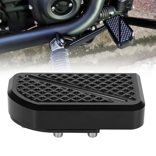 OOELAZ 1 PC Motorrad Hinten Bremspedal Enlarger Fuß Verlängerung Pad Für H&Arley Low Rider EL Diablo FXRST FXLR Street Bob 114 FXBBS FXBB von OOELAZ