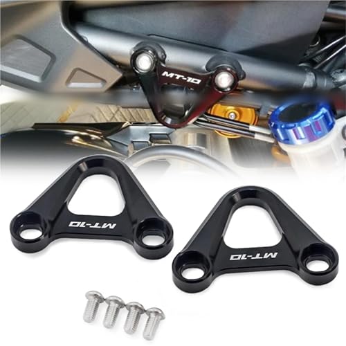 OOELAZ Abdeckplatte Für Die Hintere Fußraste, Soziusfußraste Für Y&amaha MT10 FZ10 2016–2023, MT-10 FZ-10, Motorrad-Pedal-Racing-Haken, MT FZ 10 von OOELAZ