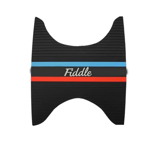 OOELAZ Für SYM Fiddle 4 Roller Motorrad Fußstütze, Gummi Fuß Skid Pad Bodenmatte Teppich von OOELAZ