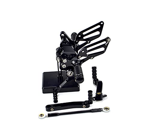 OOELAZ Motorrad Einstellbare Fußrastenanlage Fußraste Fußrastenanlage Fußrasten Rest Zubehör Für D&ucati 749 999 R S 749R 749S 999R 999S 2003-2004 2005 2006 von OOELAZ