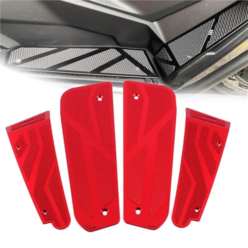OOELAZ Motorrad Modifizierte CNC-Aluminiumteil-Fußmatten Fußstütze Trittbrett Fußpolster Pedal Kompatibel Für KYMCO Racing X 150 RKS150 von OOELAZ