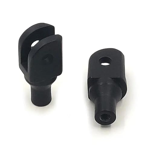 OOELAZ Motorrad Teile Schwarz Fußrasten Fußrasten Adapter Für H&Arley FXBB FXBR FXBRS FXLR 2018-Später von OOELAZ