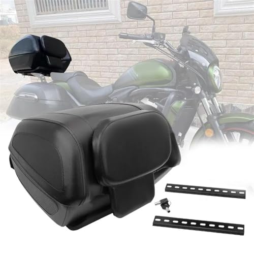OOELAZ Motorrad-Tour-Heckbox, Gepäckträgerkoffer Mit Top-Lock-Verschluss Und Weicher Rückenlehne Für Victory von OOELAZ