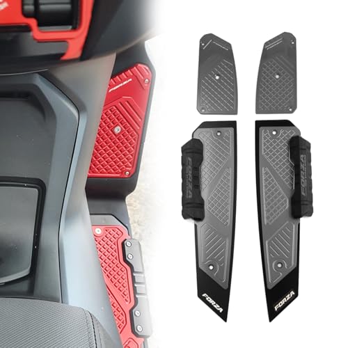 OOELAZ Motorrad-Trittbrett-Fußpolster Zubehör Roller-Fußstützenmatte Für Forza300 Forza350 2018 2019 2020 2021 2022 2023 von OOELAZ