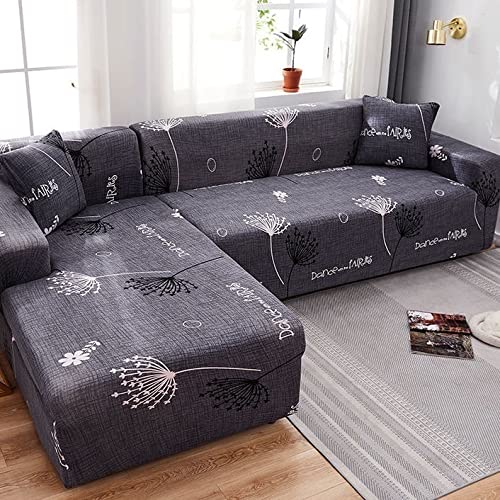 OOFAYWFD Sofabezüge Schonbezug Sofa Sofabezug L Form 3/2/1/4 Sitzer Sofahusse Couch Bezug Sofa Überzug Ecksofa Couchbezüg Sofa Hussen Stretch 2er 3er Sofa Abdeckung Uberzug Sofaüberwurf Couchhusse von OOFAYWFD