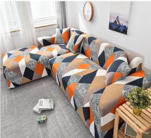 OOFAYWFD Sofabezüge Schonbezug Sofa Sofabezug L Form 3/2/1/4 Sitzer Sofahusse Couch Bezug Sofa Überzug Ecksofa Couchbezüg Sofa Hussen Stretch 2er 3er Sofa Abdeckung Uberzug Sofaüberwurf Couchhusse von OOFAYWFD