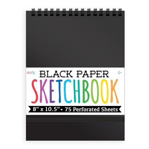 OOLY Do It Yourself Black Paper Cover Sketchbook von OOLY