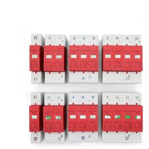 1 stück AC SPD 1P 2P 3P 4P 20~40KA 30KA ~ 60KA 385V Überspannungsschutz Schutz Niederspannungsableiter 1 stücke(2,20-40KA) von OOOVAVNE