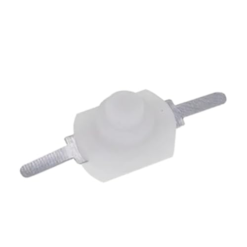 12 * 8MM DC 30V 1A Schwarz Weiß Auf Aus Mini Push Button Switch for Taschenlampe 1208YD Selbst locking 1Pcs(WHITE) von OOOVAVNE