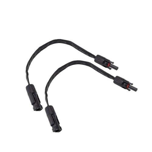 2 Paar 35 cm Solaranschluss 30 A Solarpanel-Abzweigverbinder for PV-Kabel 1000 VDC 6 mm2 Kupfergeflechtband Isolierrohr 1 Stück(2 Pairs-1000VDC 30A) von OOOVAVNE